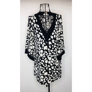 Michael Kors Black and White Tunic